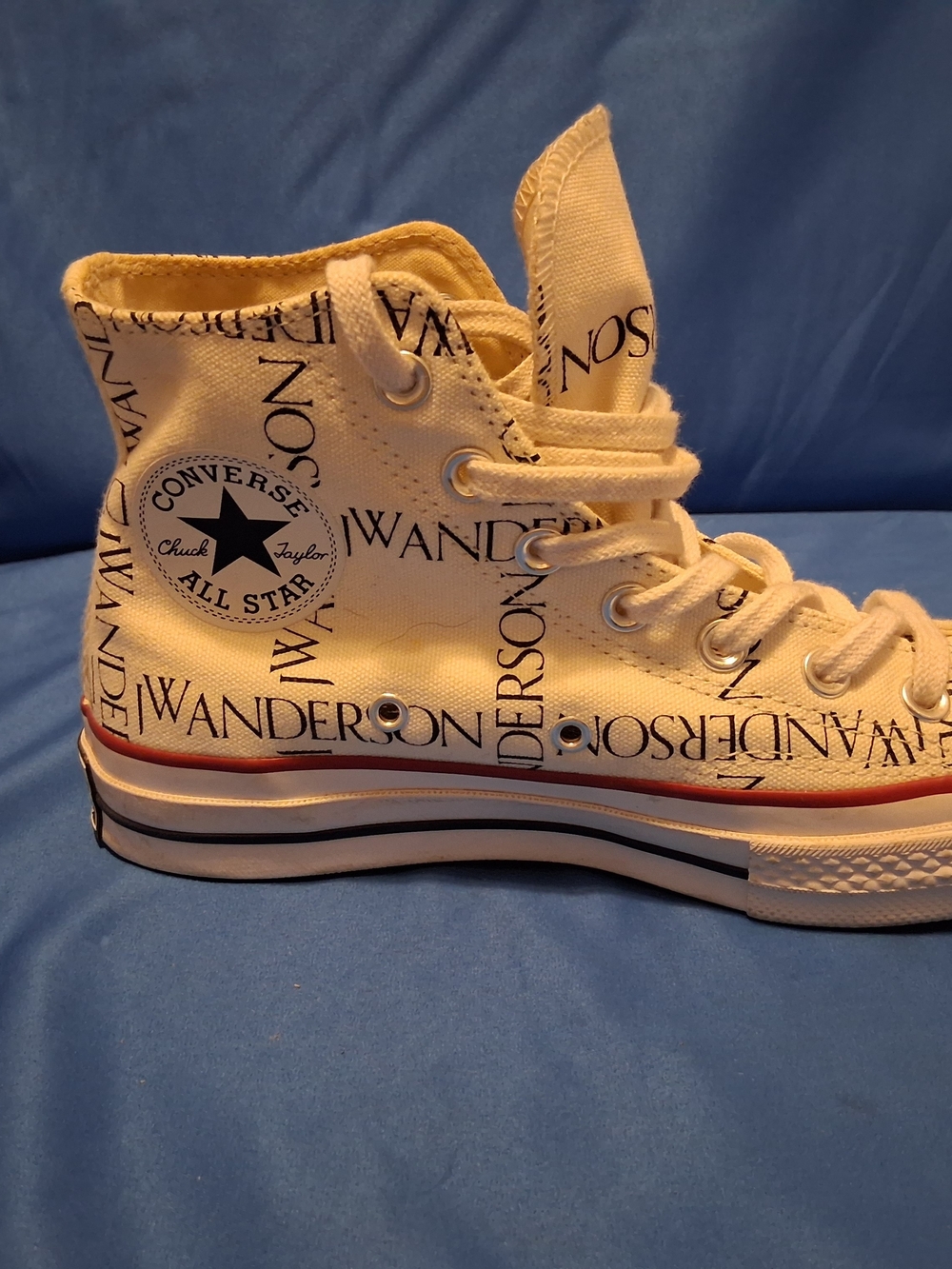 Converse Chuck 70 J.W. Anderson Grid High Top Sneaker White/Black 160808C